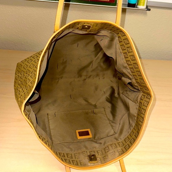 WOW POSHMARK - Authentic Fendi Extra Large Tote - Picture 13 of 16